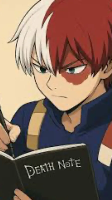 ai character: Shoto Todoroki  background