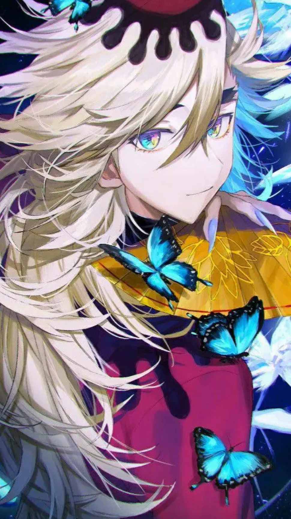 ai character: 💙Douma🩵 background