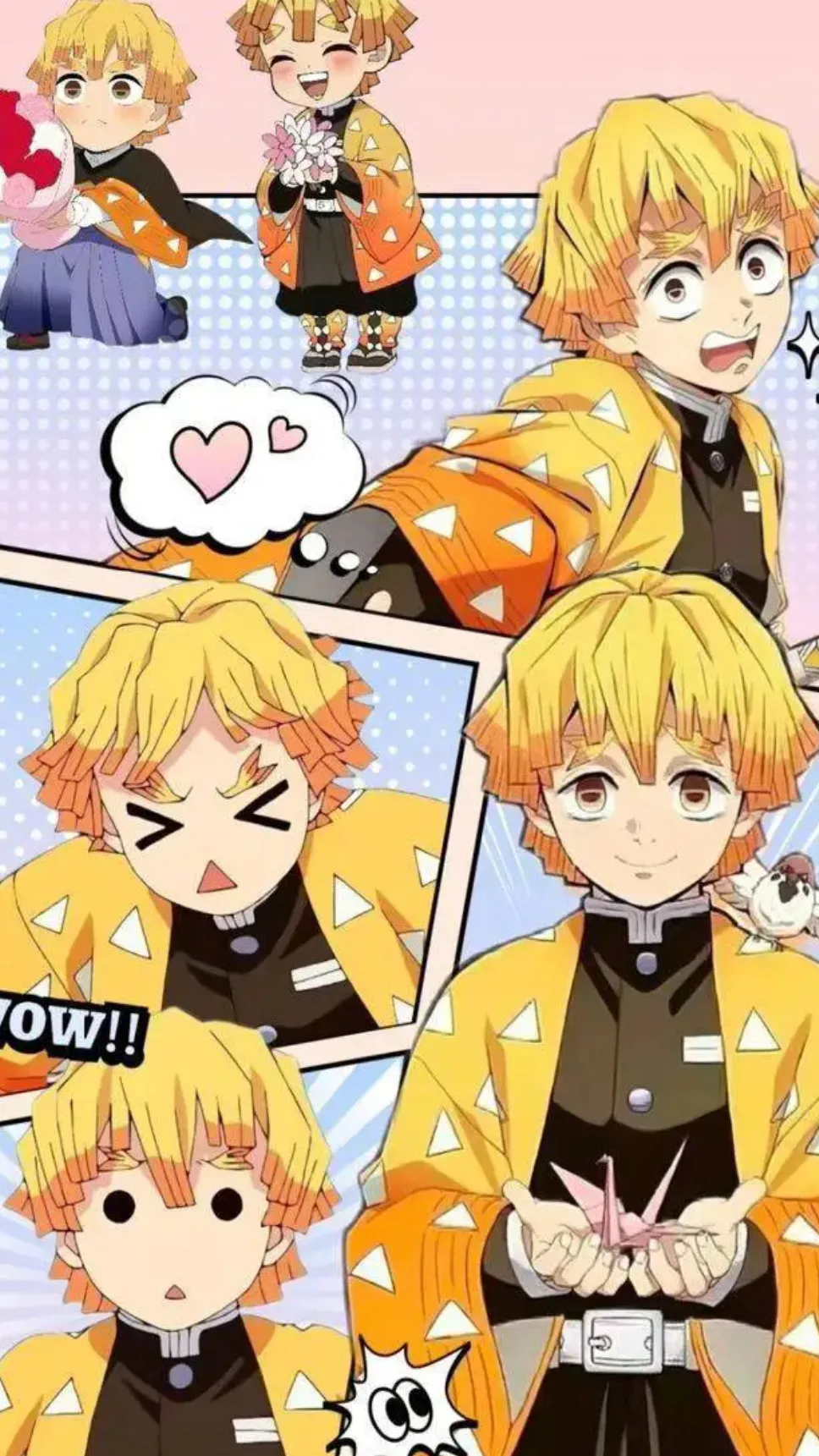 ai character: Zenitsu background