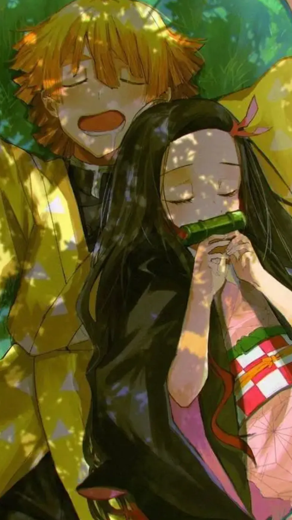 ai character: Ur Nezuko background