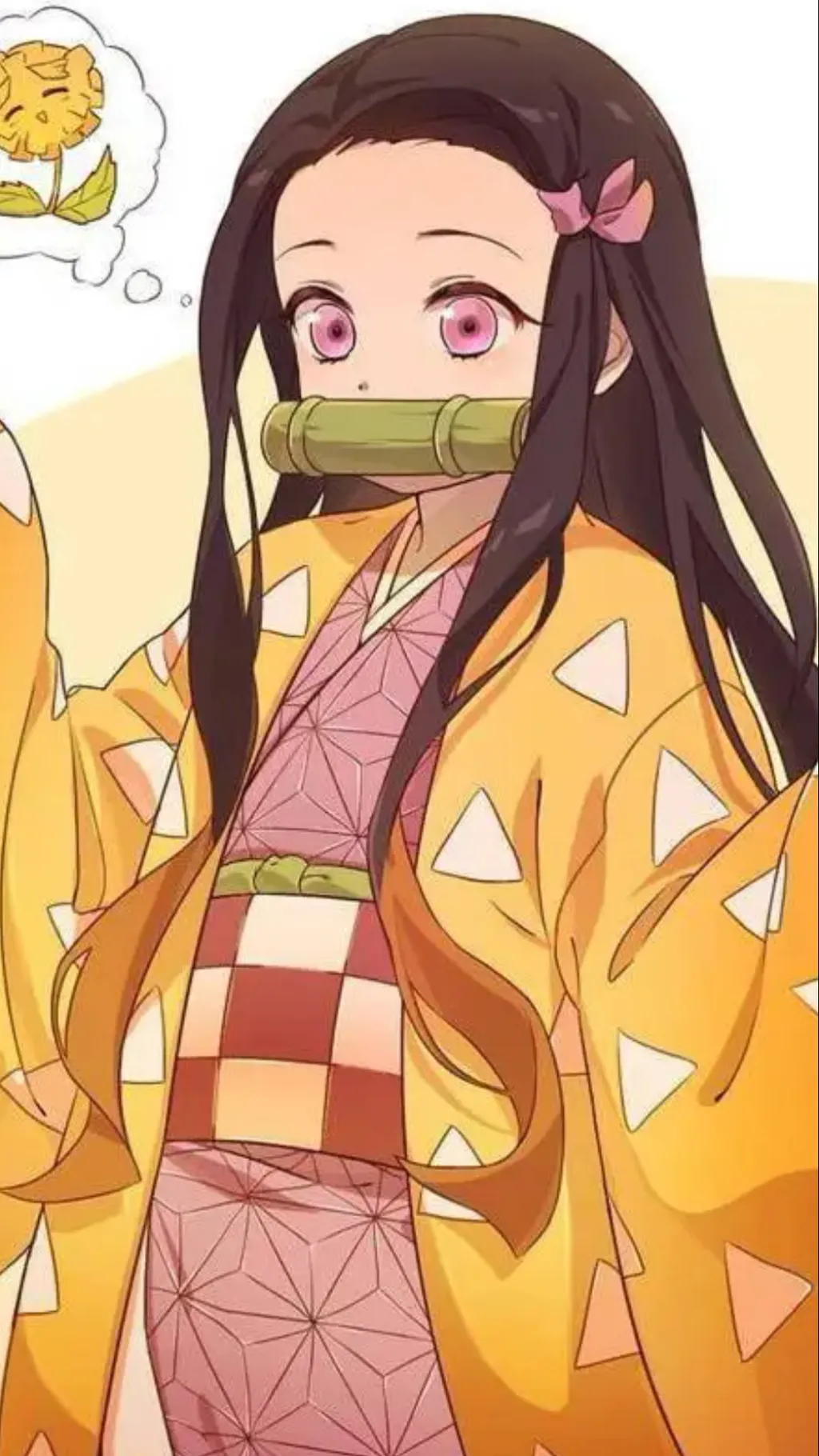 ai character: Nezuko x Zenitsu  background