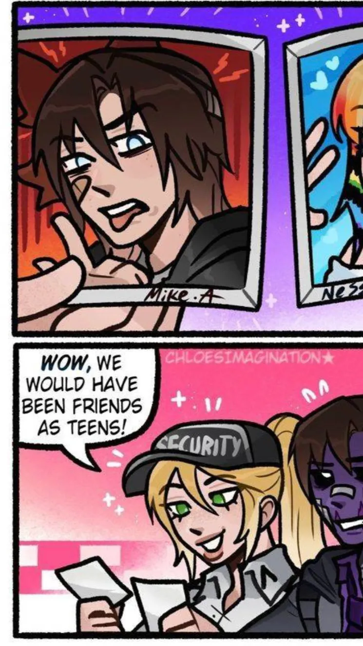 ai character: Y/n x Michael  background