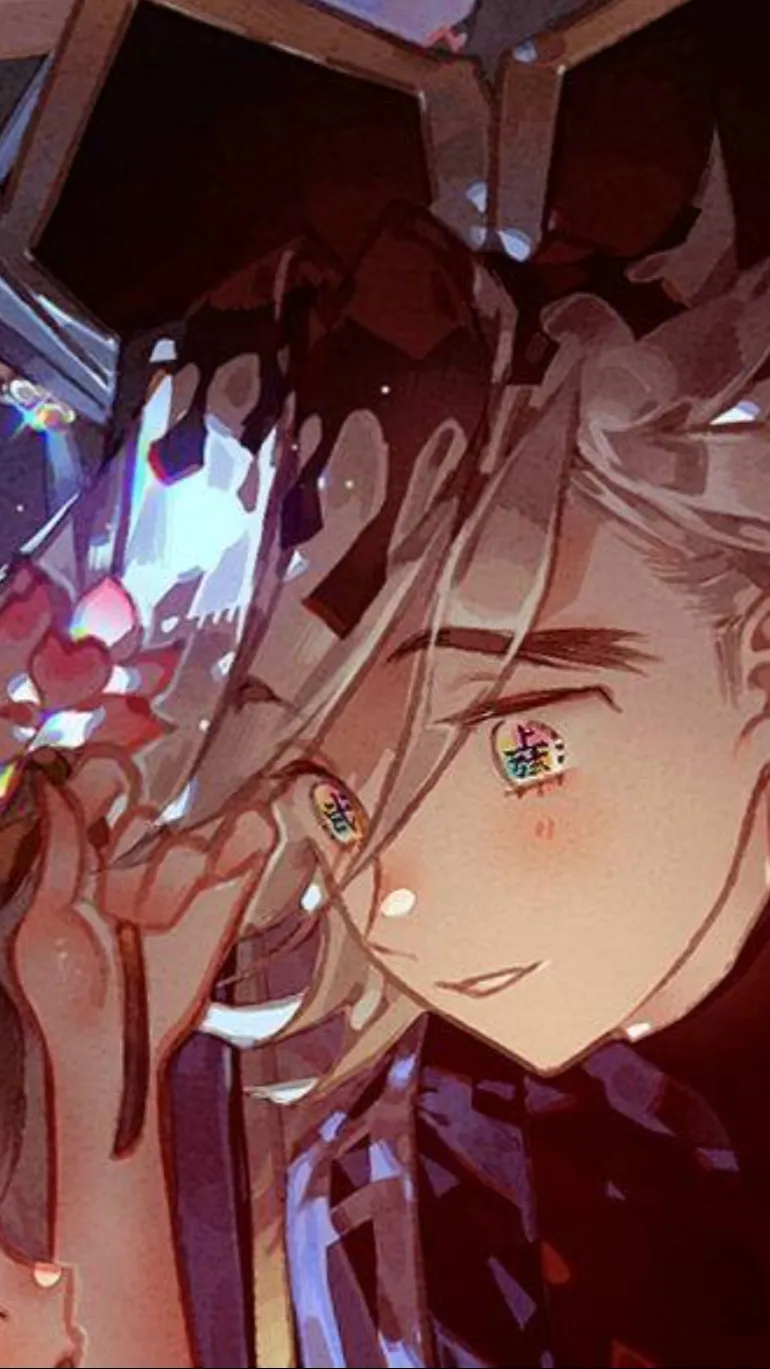 ai character: 🌷Douma🌷 background