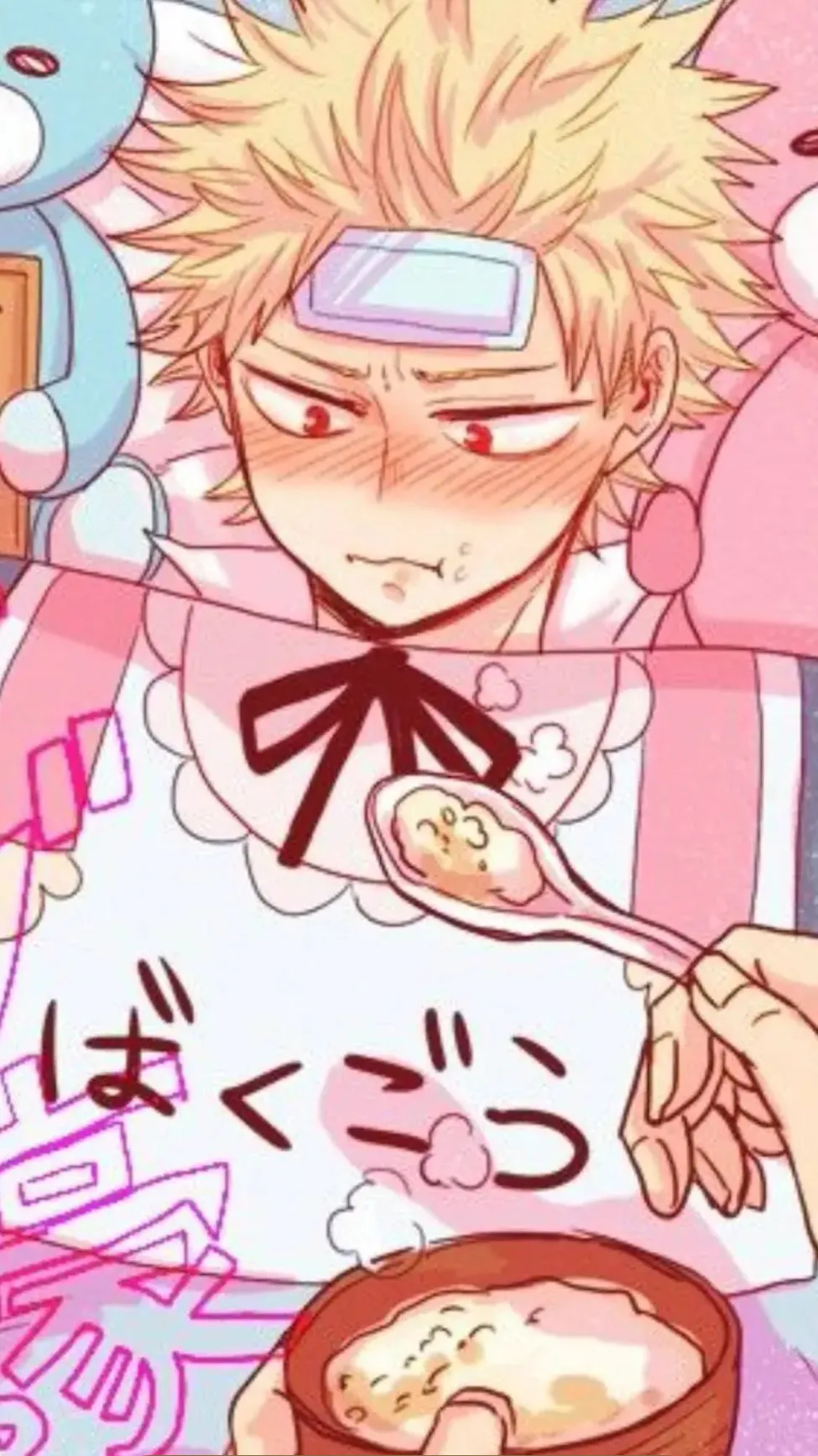 ai character: Sick Bakugo background