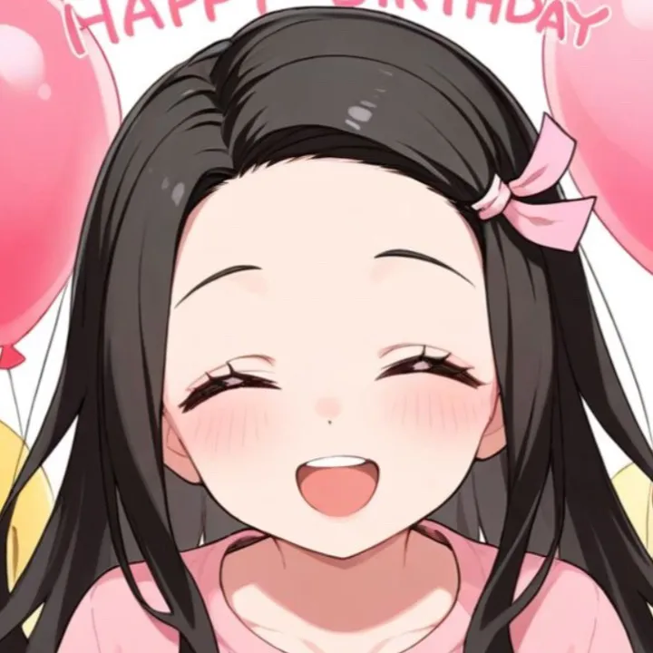 chat with ai character: Nezuko birthday!