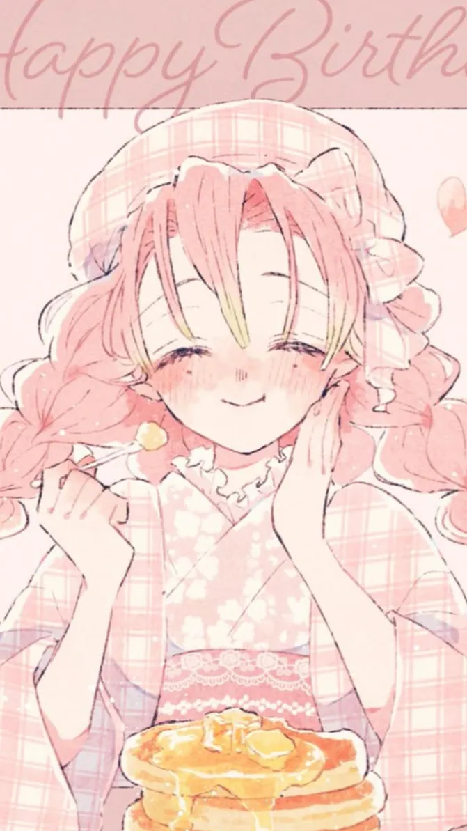 ai character: Mitsuri’s B-day background