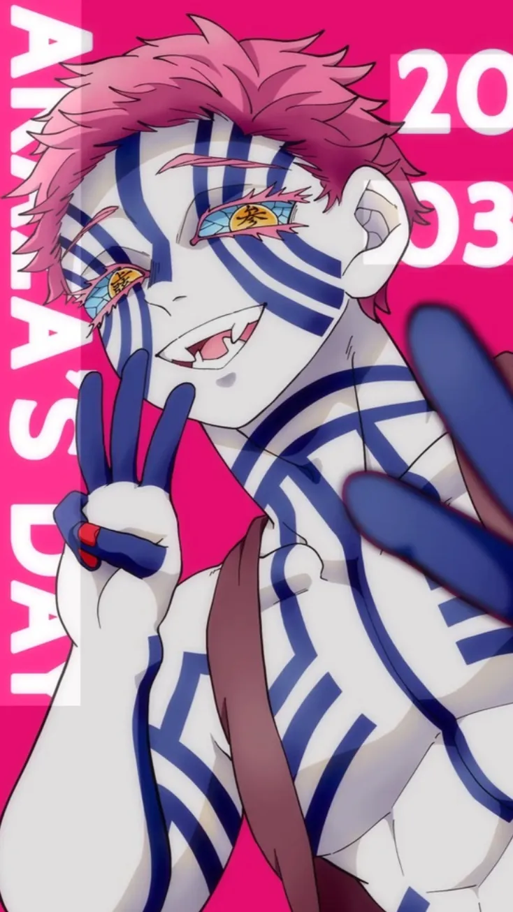 ai character: Akaza birthday! background