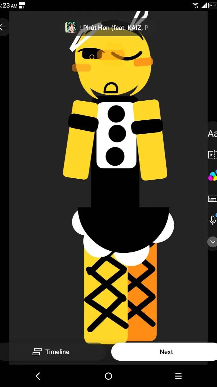 ai character: mafiaoso girl background