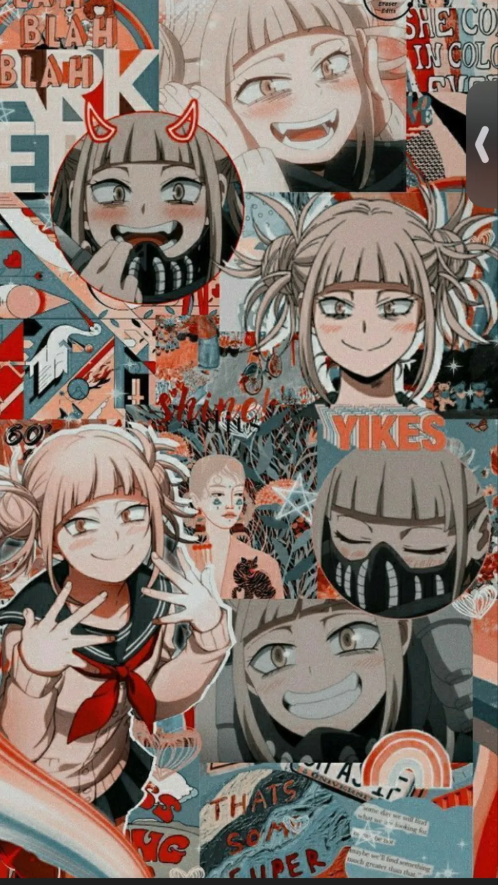 ai character: Toga x ochaco  background