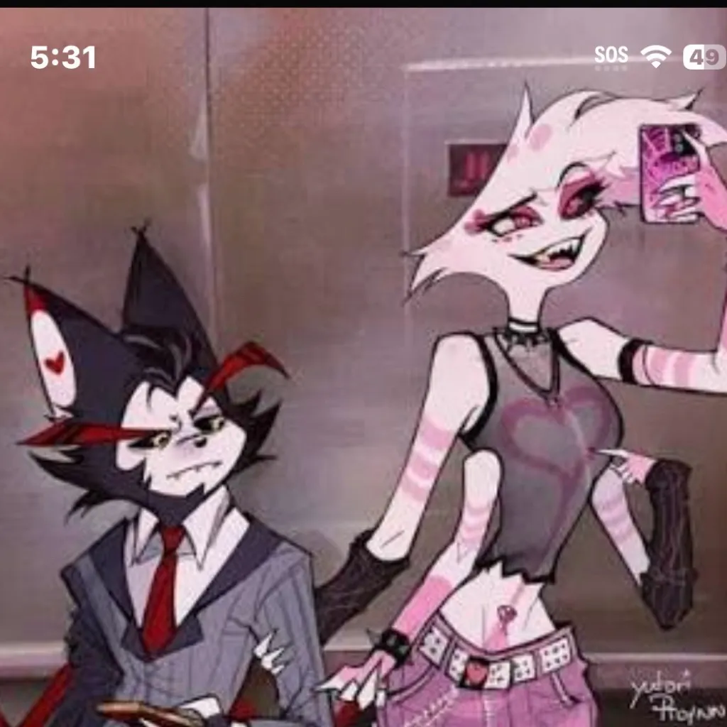 chat with ai character: Husk x angle dust