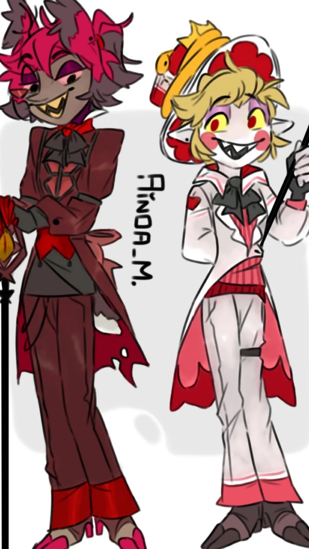 ai character: Radioapple  background