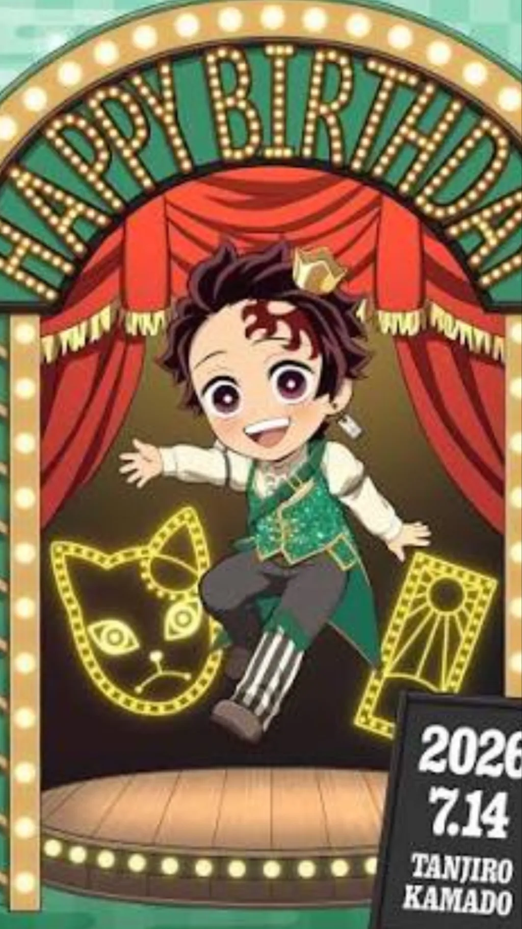 ai character: Tanjiro’s bday!!! background