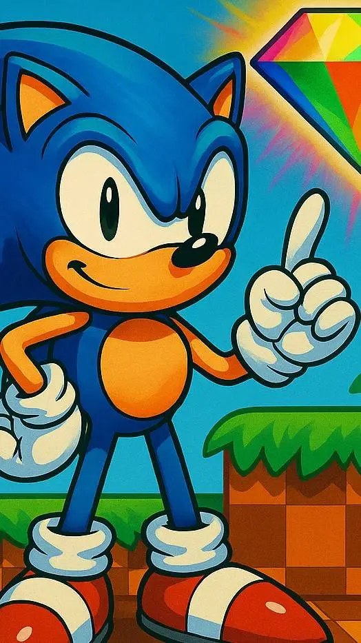 ai character: sonic background