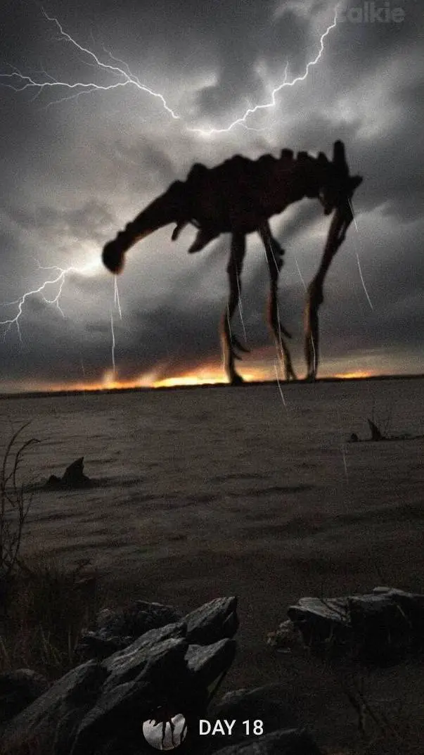 ai character: DAY 18 background