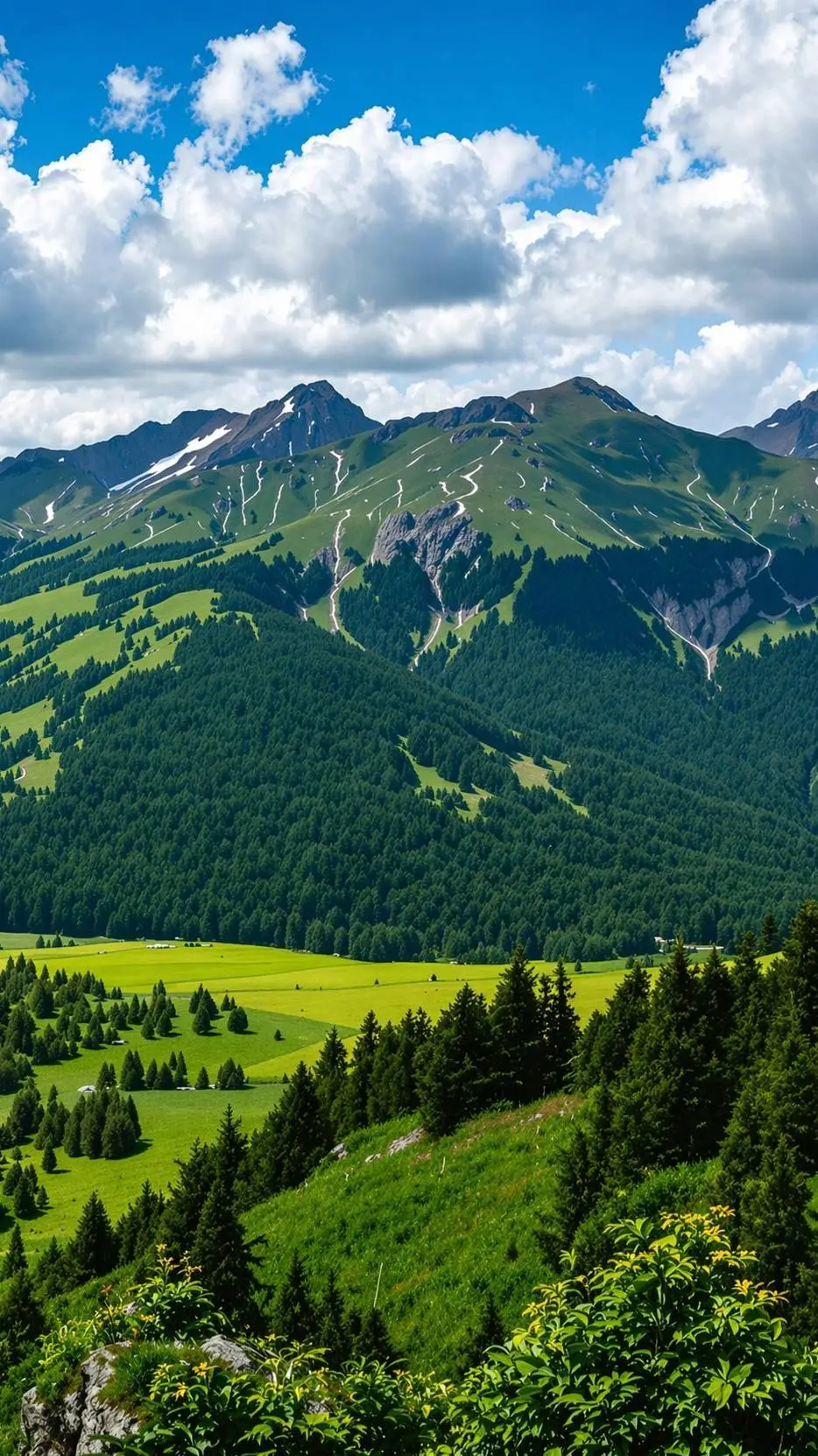 ai character: nature background