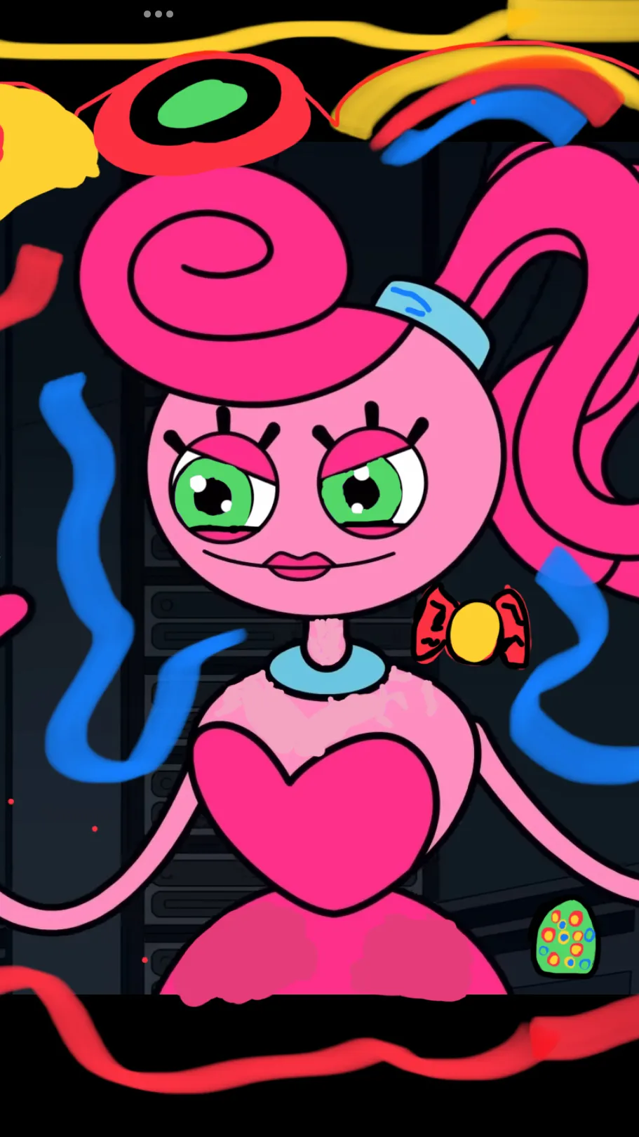 ai character: Poppy playtime background