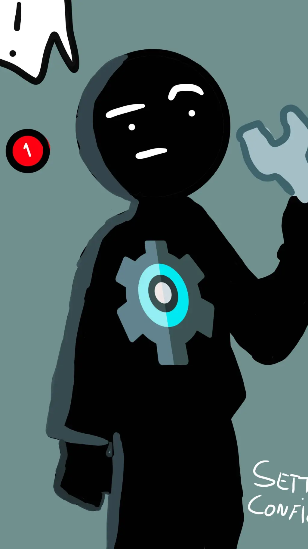 ai character: Setting 🛠️⚙️😁 background