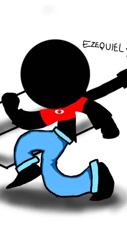 ai character: Stickman Ezequiel background