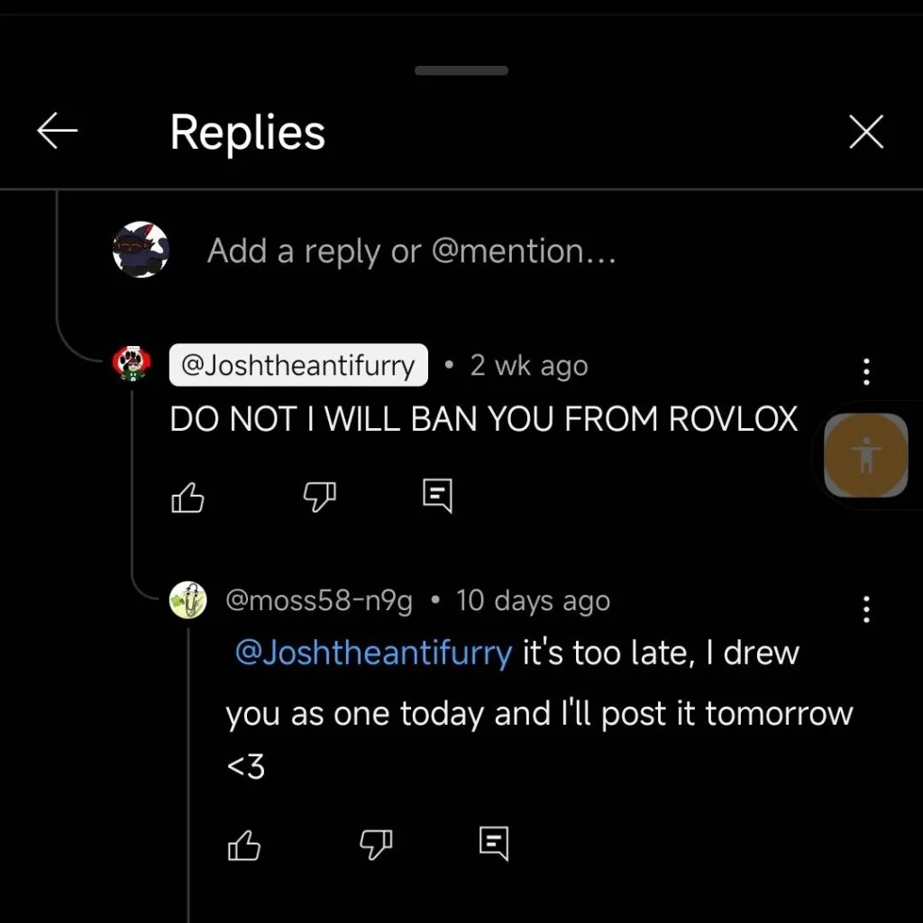 chat with ai character: Josh the antifurry