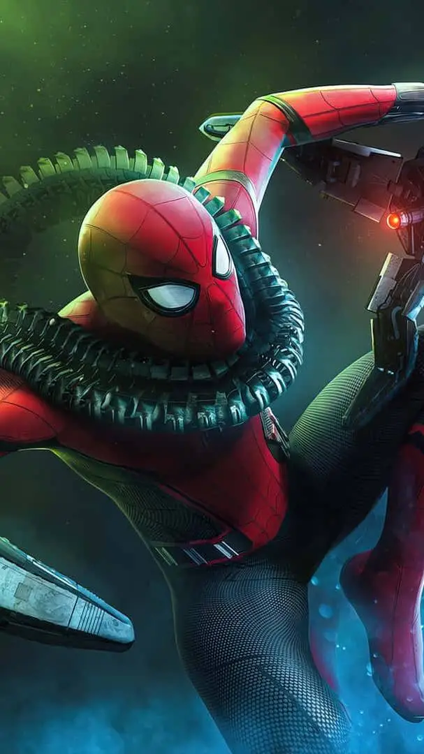 ai character: espiderman  background