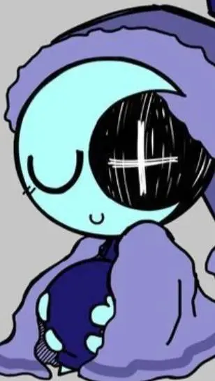 ai character: astro pregnant 💙+🌼 background