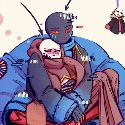 chat with ai character: error kidnap ink🤍💙