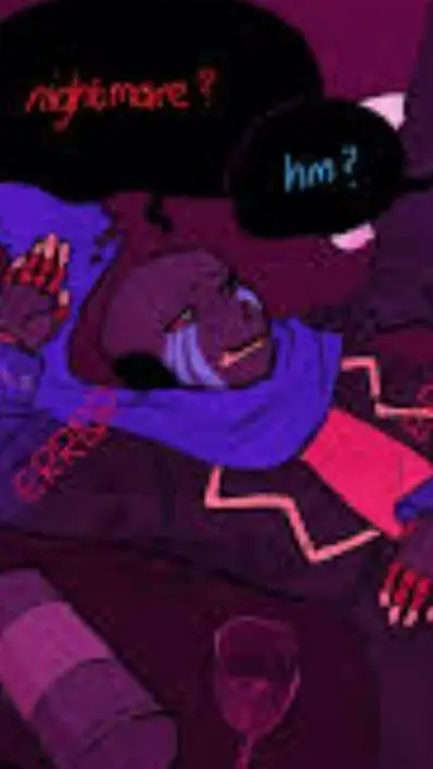 ai character: error and nighty🍷 background