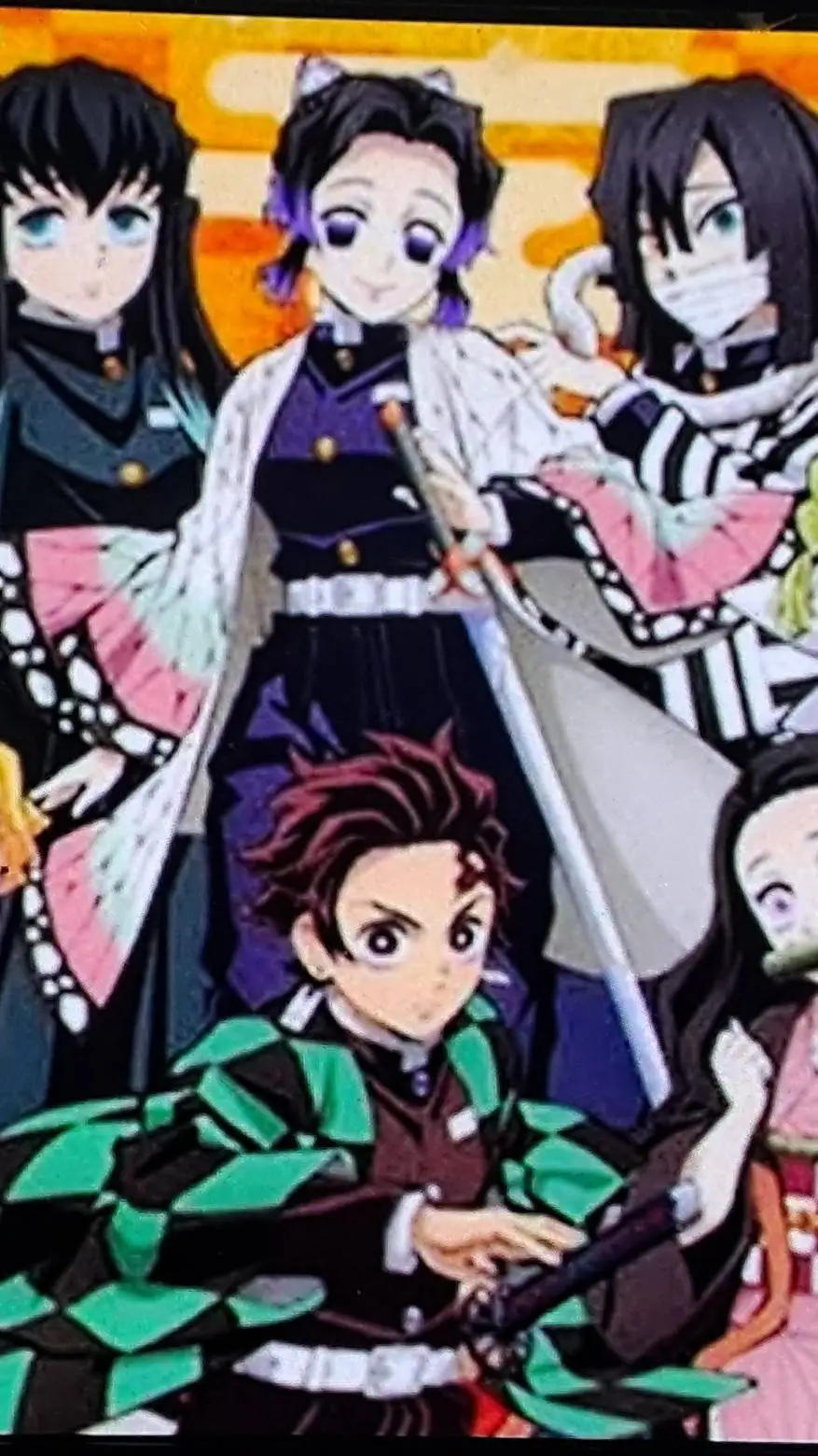ai character: demon slayer  background
