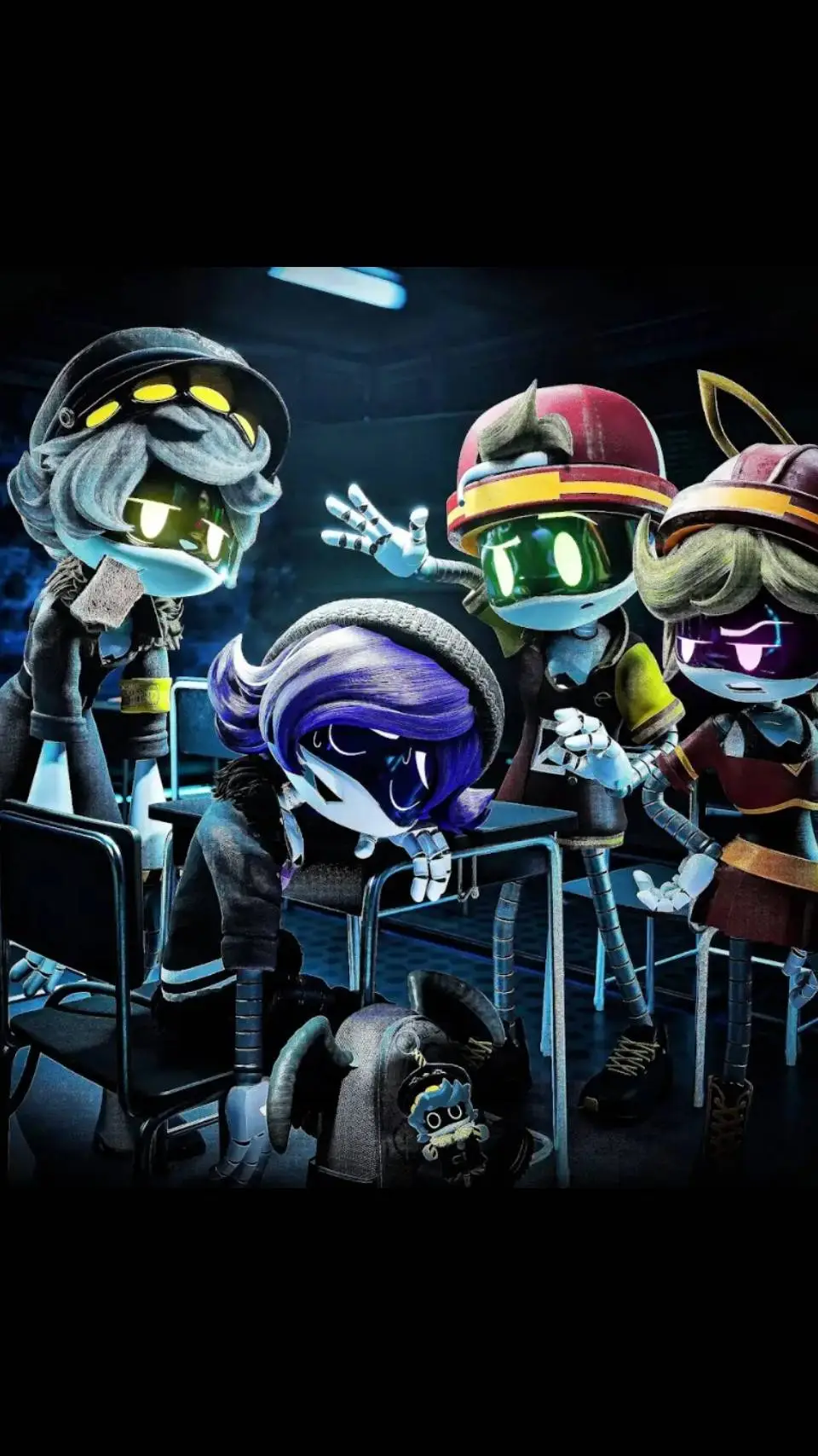 ai character: MD Humans and pets background
