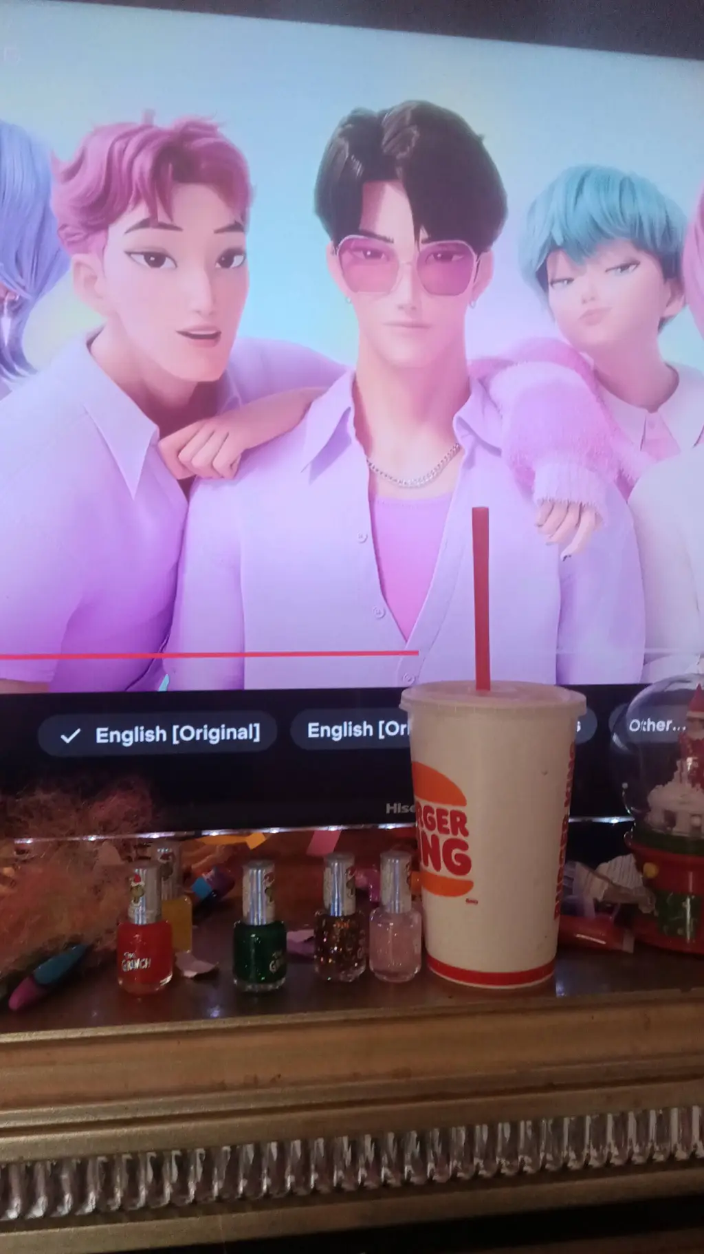 ai character: Saja boys background