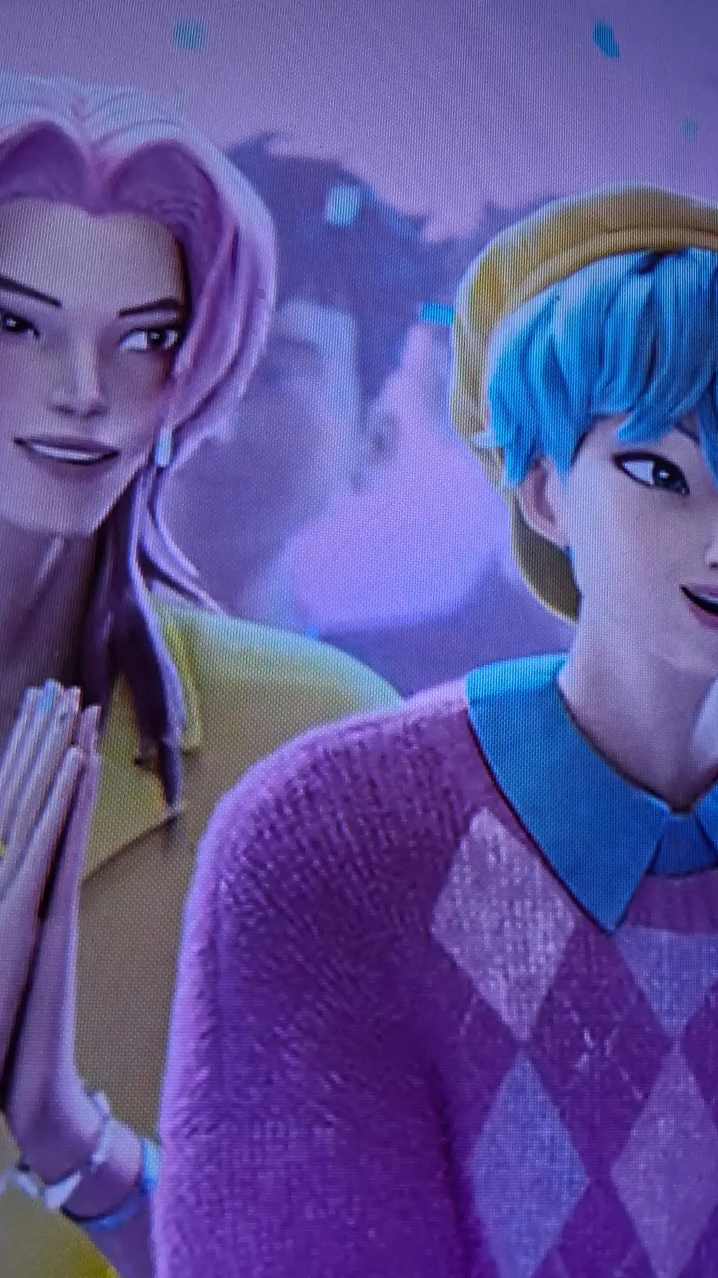 ai character: Baby saja background