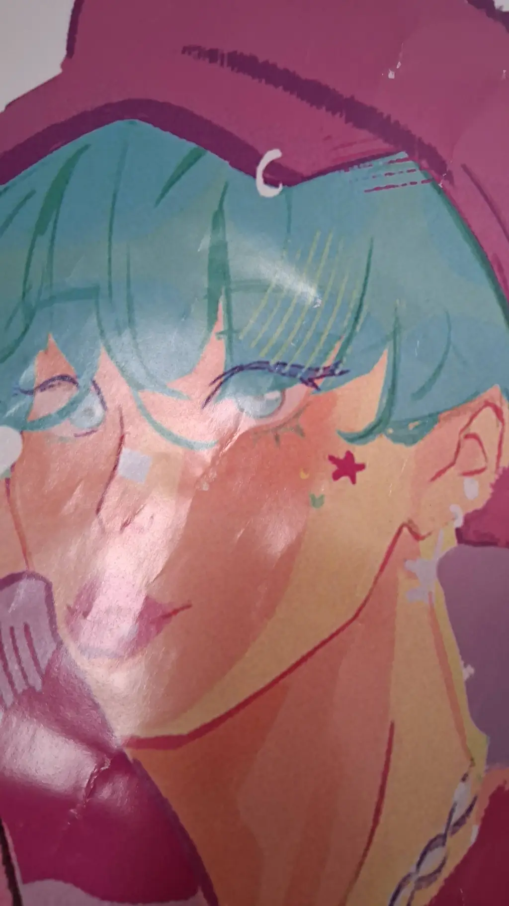 ai character: Baby saja background