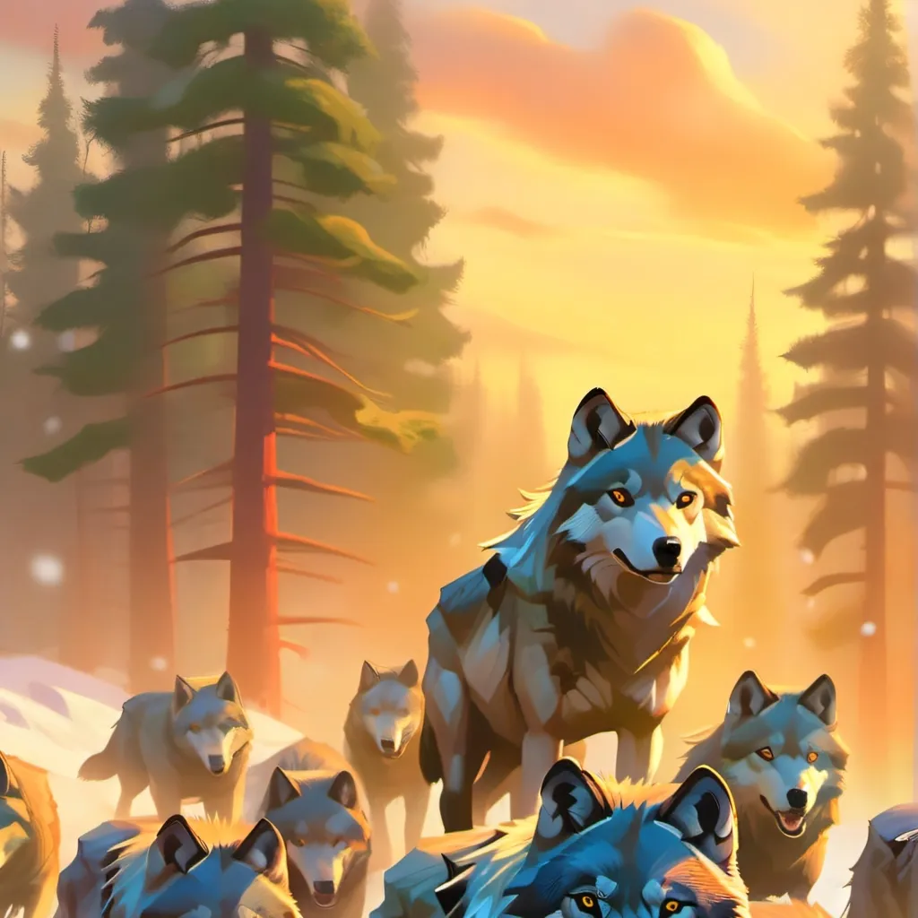 chat with ai character: manada de100 lobos