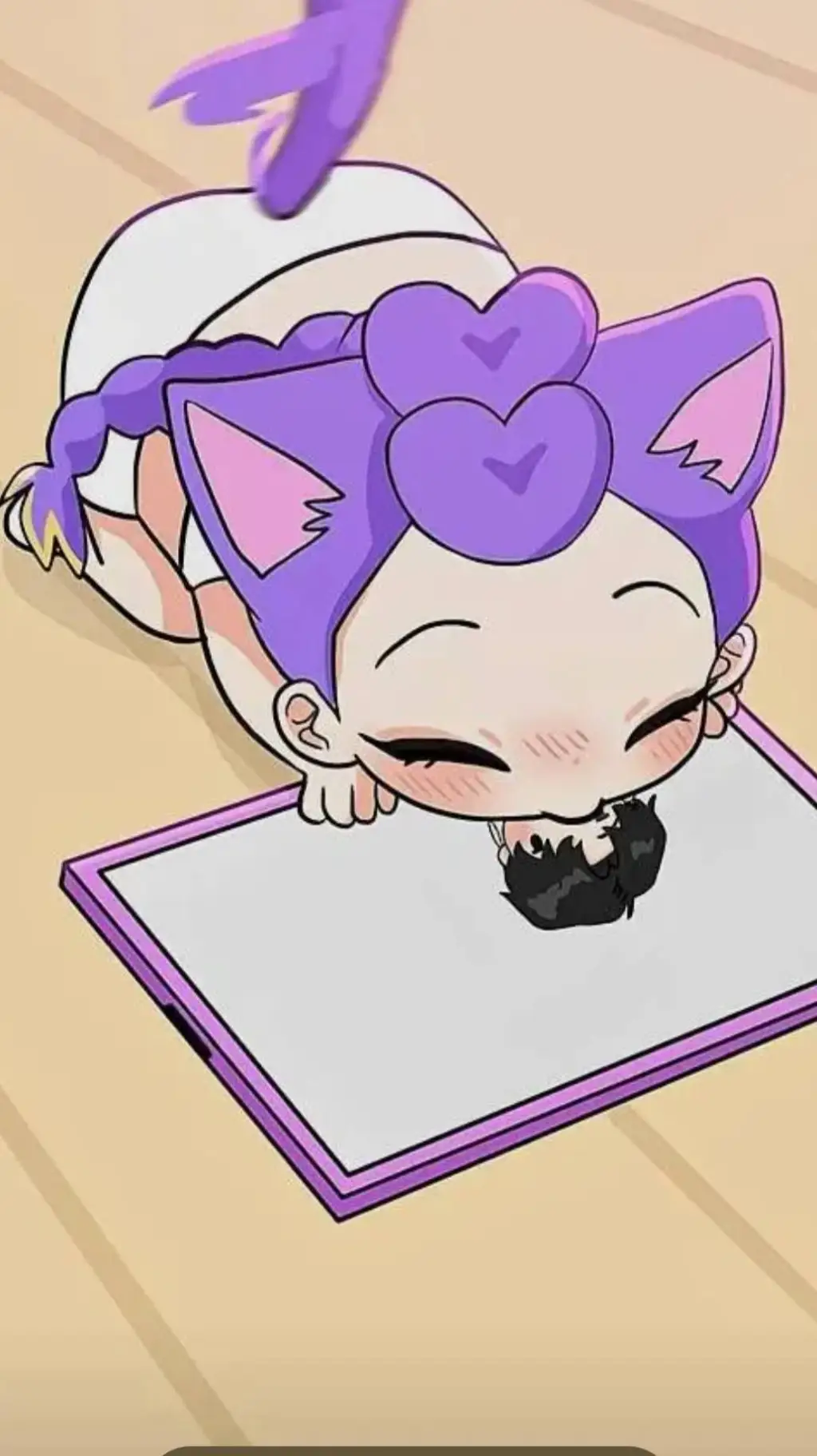 ai character: Hunter/x cats background