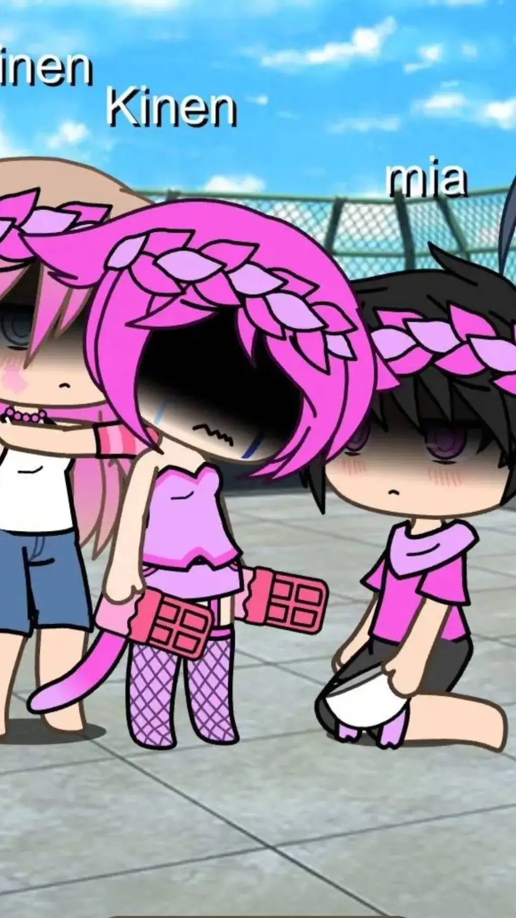 ai character: ev,one hate uwu  background