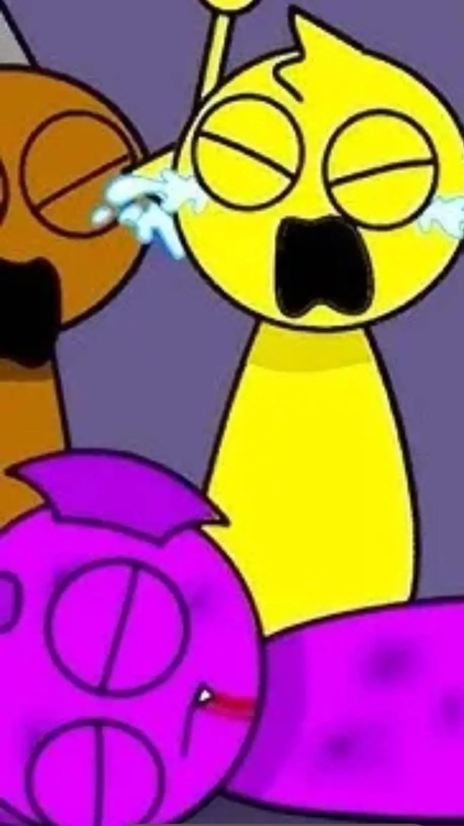 ai character: durple dead 💀  background