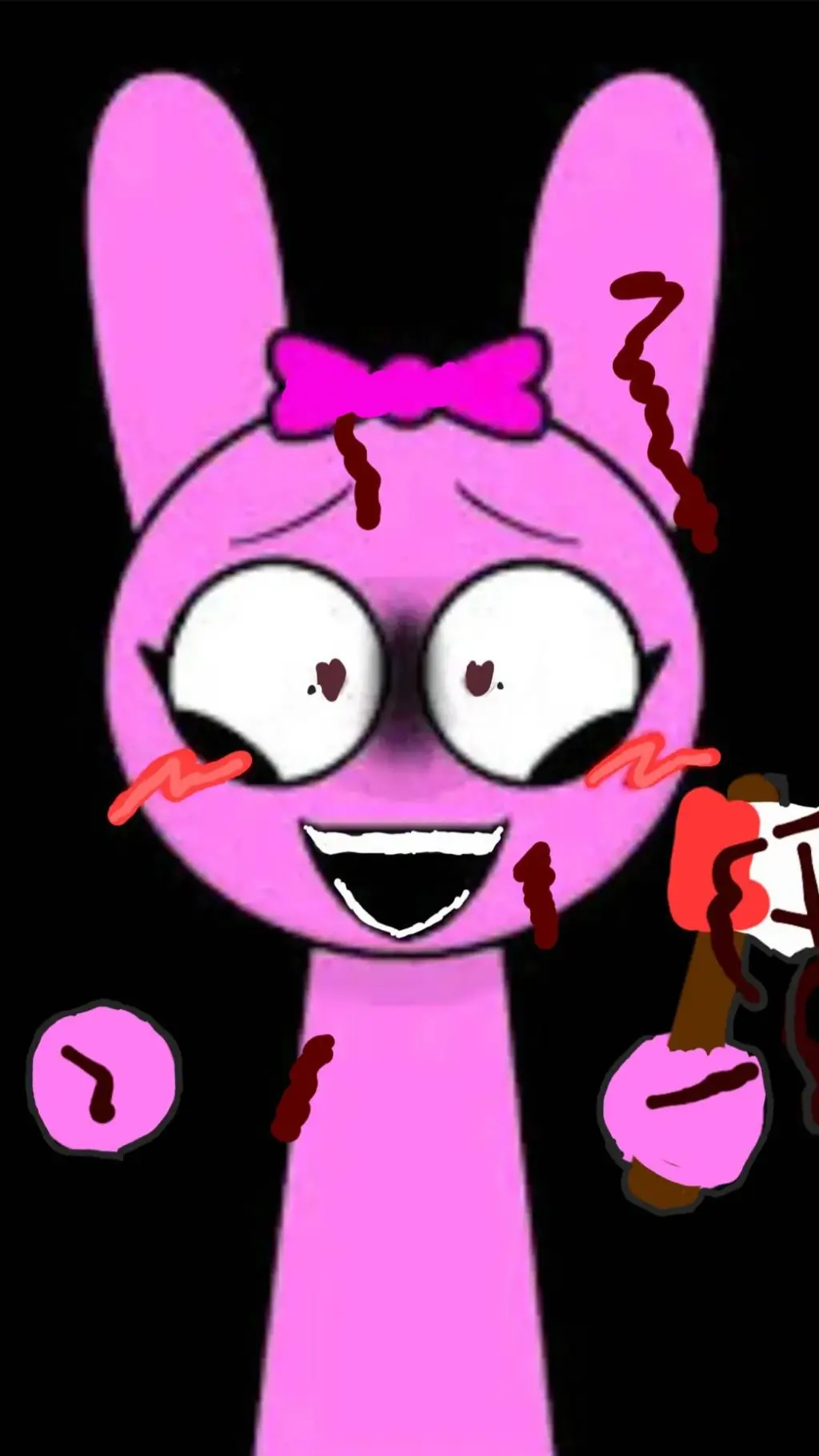 ai character: yandere pinki  background
