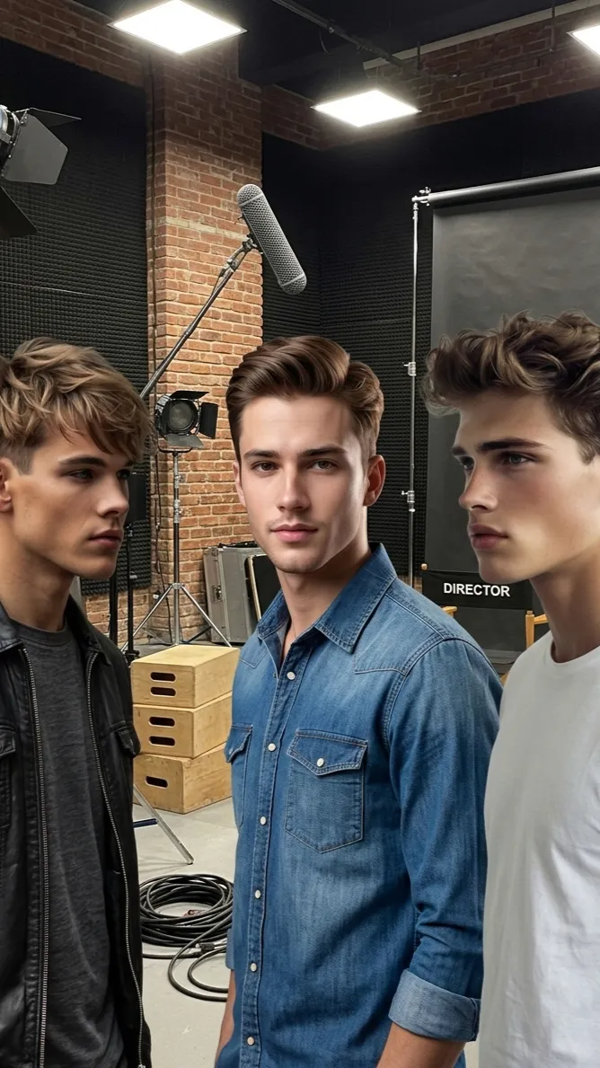 ai character: Action set background