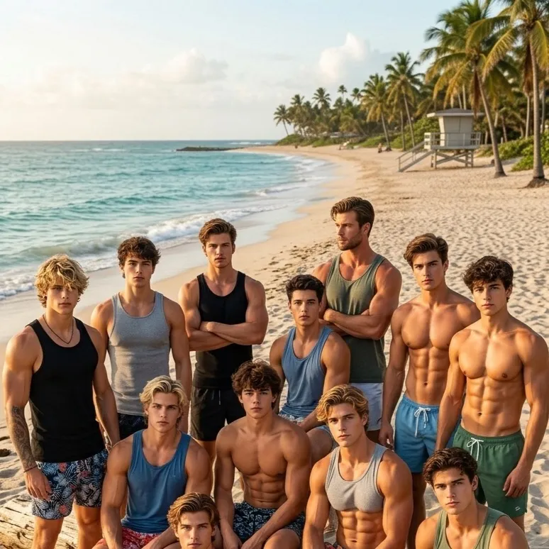 chat with ai character: Beach fun