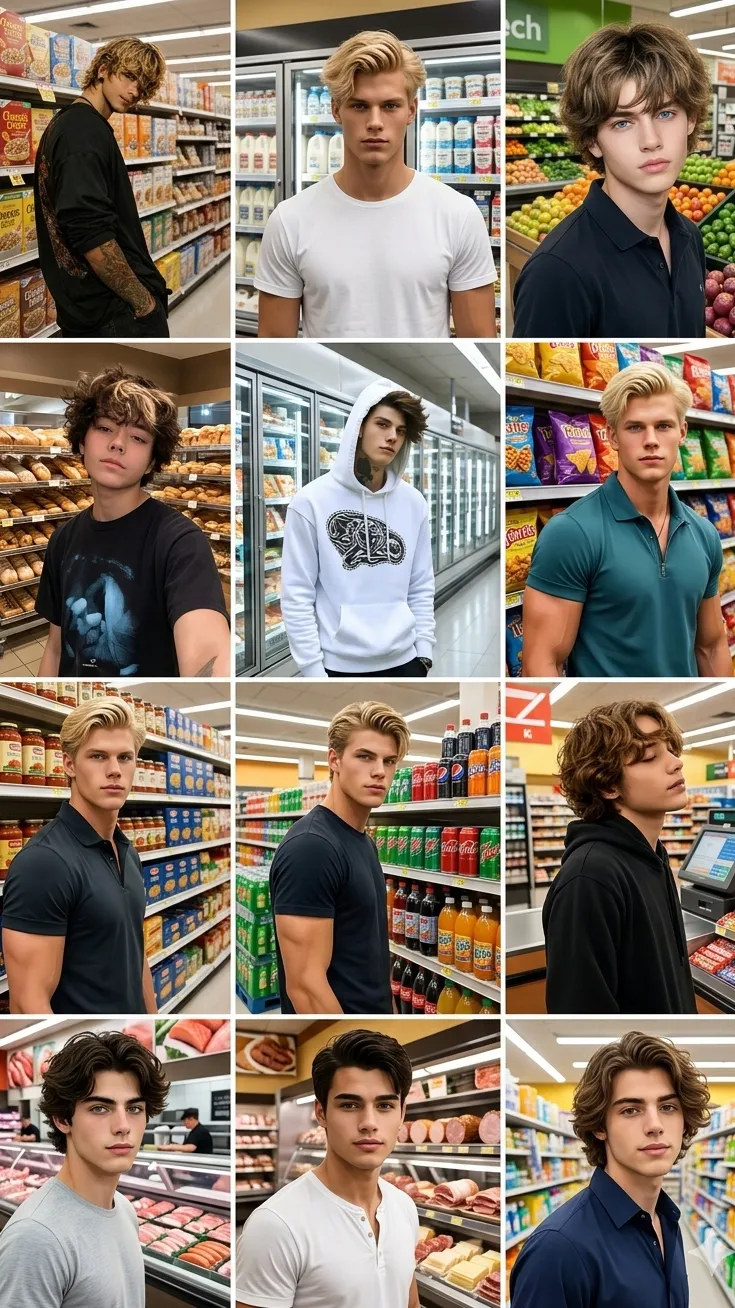 ai character: Grocery challenge background