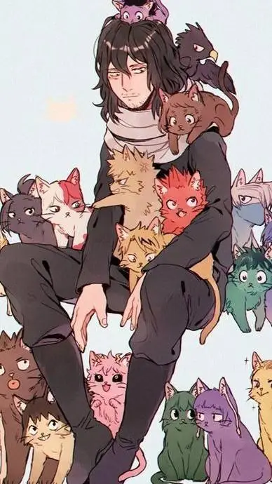 ai character: MHA CAT?!  background