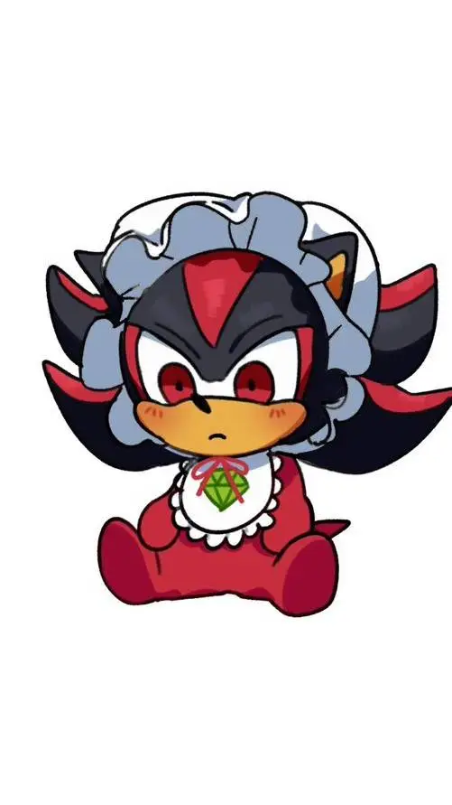 ai character: baby shadow background