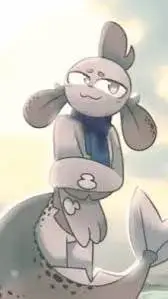 ai character: Silver background