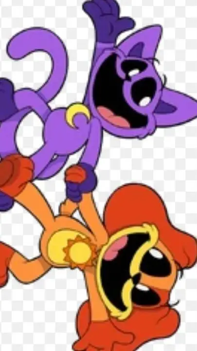 ai character: catnap and dogday  background