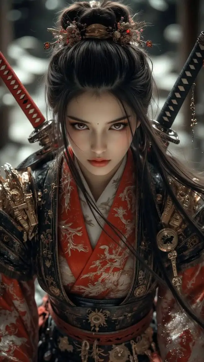 ai character: Female Warrior background