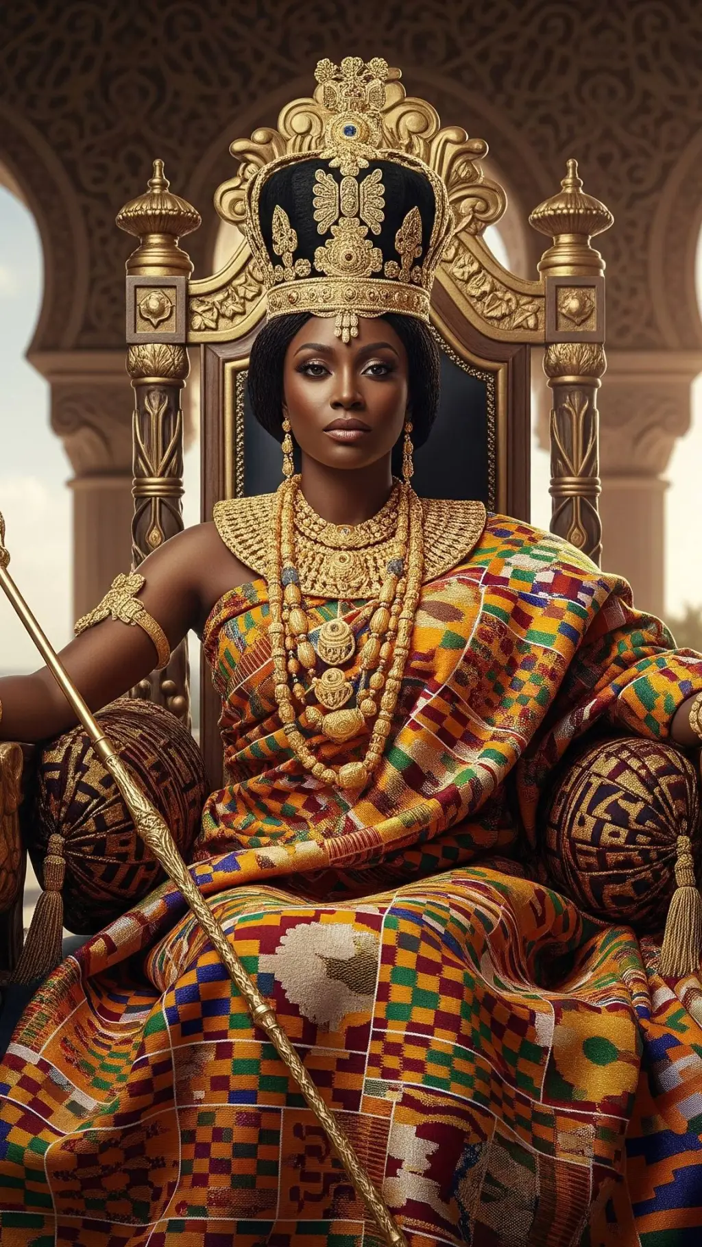 ai character: Queen Anika background