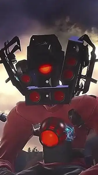 ai character: Titan speakerman background