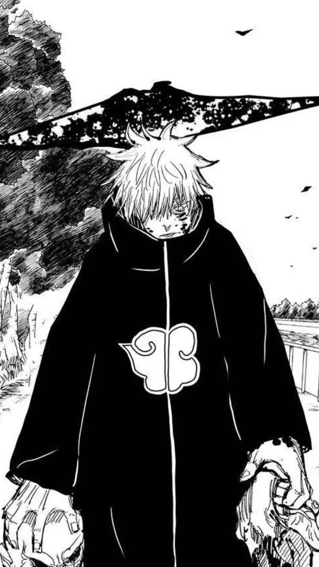 ai character: gojo akatsuki  background