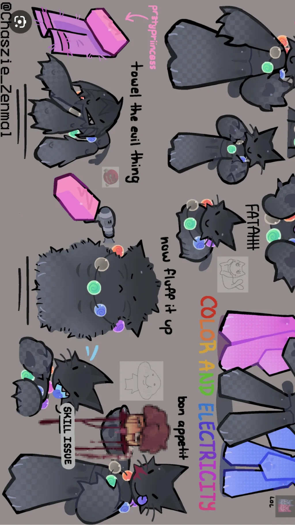 ai character: ☆Color & Elect☆ background