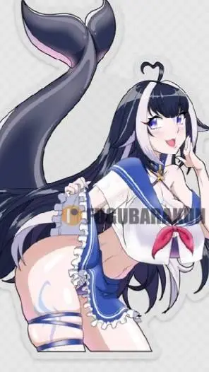 ai character: amelia🦈♀️🌺 background